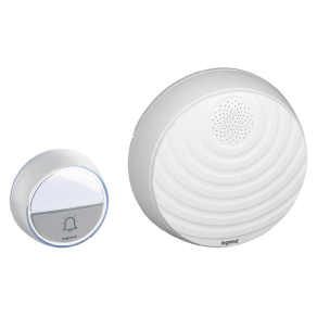   Legrand vezeték nélküli csengő standard szett fehér elemes - 94252