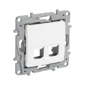 Legrand Niloé 2xRJ45 keystone adapter, fehér - 664765