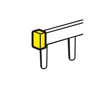 Legrand Lexic fésűs sín végzáró 3P sínhez - 404995