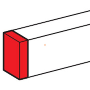   Legrand DLP Végzáró 80x50 mm antimikrobiális csatornához - 75705