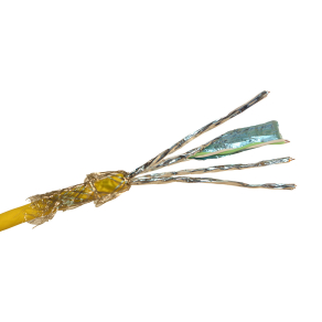   Legrand fali kábel réz Cat7 árnyékolt (S/FTP) 4 érpár (AWG23) LSZH (LSOH) sárga Bca-s1, d1, a1, 500m-kábeldob LCS3 - 32882