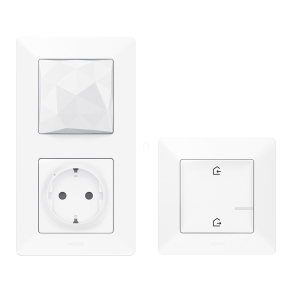   Legrand Valena Life-Netatmo okos otthon kezdőkészlet: gateway + 2P+F aljzat (V) + távozás/érkezés szcenárió kapcsoló (ETV), fehér - 752196