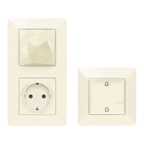   Legrand Valena Life-Netatmo okos otthon kezdőkészlet: gateway + 2P+F aljzat (V) + távozás/érkezés szcenárió kapcsoló (ETV), elefántcsont - 752296