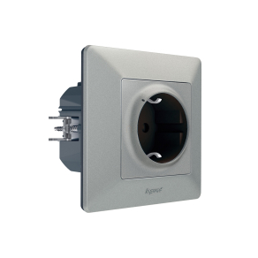   Legrand Valena Life-Netatmo okos 2P+F csatlakozóaljzat (végrehajtó), 16 A, 1-es kerettel, alumínium - 752394