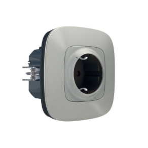   Legrand Valena Allure-Netatmo okos 2P+F csatlakozóaljzat (végrehajtó), 16 A, 1-es kerettel, alumínium - 752794