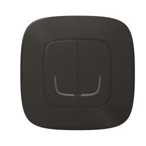   Legrand Valena Allure-Netatmo okos kettős kapcsoló (végrehajtó), nulla (N) vezető bekötéssel, 1-es kerettel, fekete - 752888