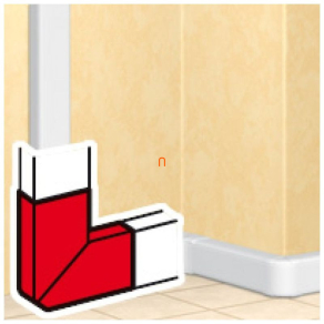 Legrand DLP kanyarelem 195x50 mm - 10792