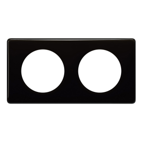 Legrand Céliane 2-es keret, fekete lakk - 66682