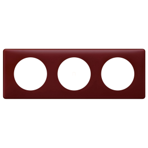 Legrand Céliane 3-as keret, púder bordó - 66753