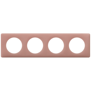 Legrand Céliane 4-es keret, púder rózsa - 66764