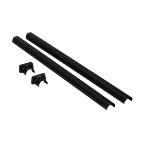   Legrand kiegészítő végzáró szett teleszkópos rúdhoz, 1 vagy 2 rekeszes oszlophoz, fekete - 653068