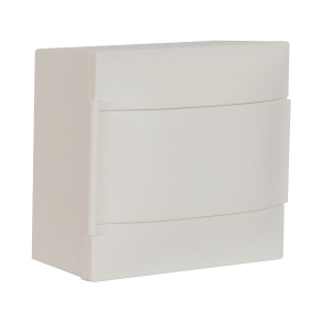   Legrand PractiboxS 1 sor 8 modul, falon kívüli kiselosztó, fehér ajtóval, védőföld és nulla elosztókapoccsal - 134208