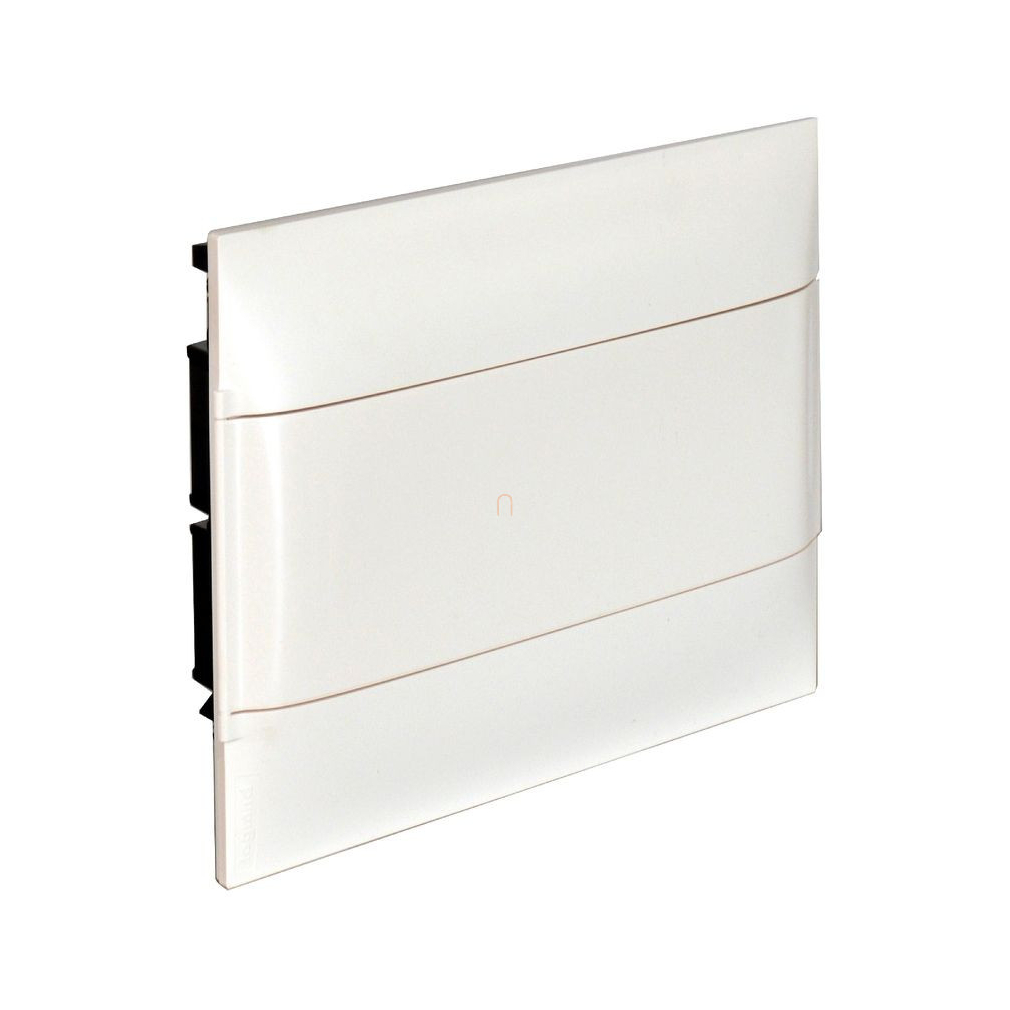 Legrand 135161 PractiboxS gipszkartonba süllyeszthető kiselosztó, 1 sor 12 modul, fehér ajtóval, védőföld és nulla elosztókapoccsal