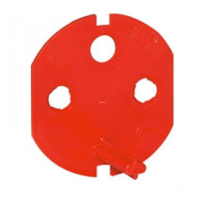 Legrand Mosaic kódlap reteszelt dugaljhoz piros - 50299