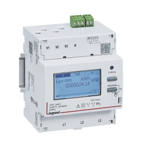   Legrand EMDX3 fogyasztásmérő impulzus kimenettel 3F 5A - 412040