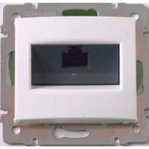   Legrand Valena 1xRJ45 UTP Cat5e aljzat, körmös fehér - 774230