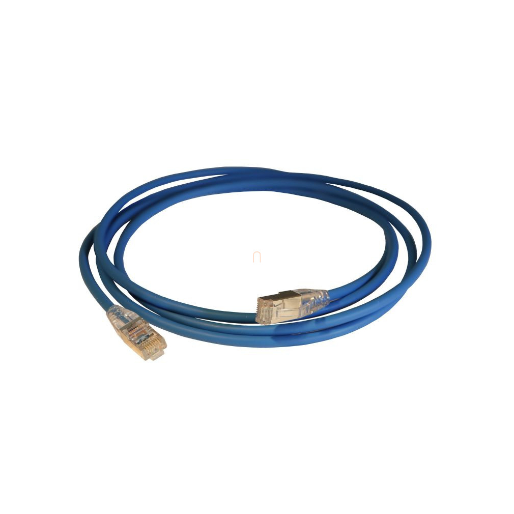 LCS3 patch kábel RJ45-RJ45 Cat6 árnyékolt (F/UTP) LSZH (LSOH) 2 méter kék d: 4,2mm AWG28 LCS3 Leg. 051542