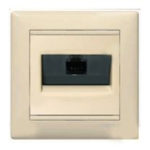   Legrand Valena 1xRJ45 UTP Cat5e aljzat, csavaros elefántcsont - 774138