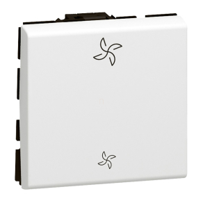   Legrand Program Mosaic ventillátorvezérlő, 2m, fehér - 077027L