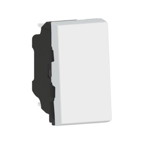   Legrand Program Mosaic nyomó 6A easyLED fényjelzéssel, 1m, fehér - 077033L