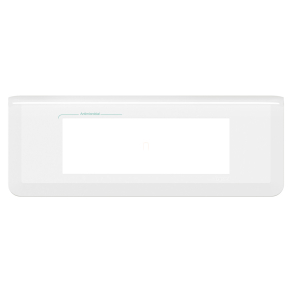   Legrand Program Mosaic keret, 6 modul, vízszintes, fehér, antimikrobiális - 078726L