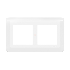   Legrand Program Mosaic keret régi 57 mm-es soroláshoz, 2x2m, vízszintes, fehér - 078864L