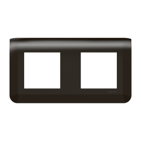 Legrand Program Mosaic keret 2x2m, matt fekete - 079044L