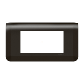   Legrand Program Mosaic keret 1x4m, vízszintes, matt fekete - 079054L