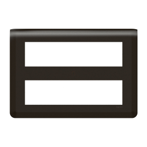   Legrand Program Mosaic 2x8 modulos keret, matt fekete - 079077L