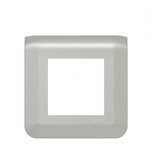 Legrand Program Mosaic keret, 1x2m, alumínium - 079302L