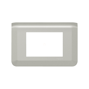 Legrand Program Mosaic keret, 1x3m, alumínium - 079303L