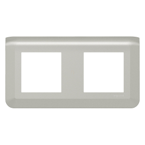 Legrand Program Mosaic keret, 2x2m, alumínium - 079304L