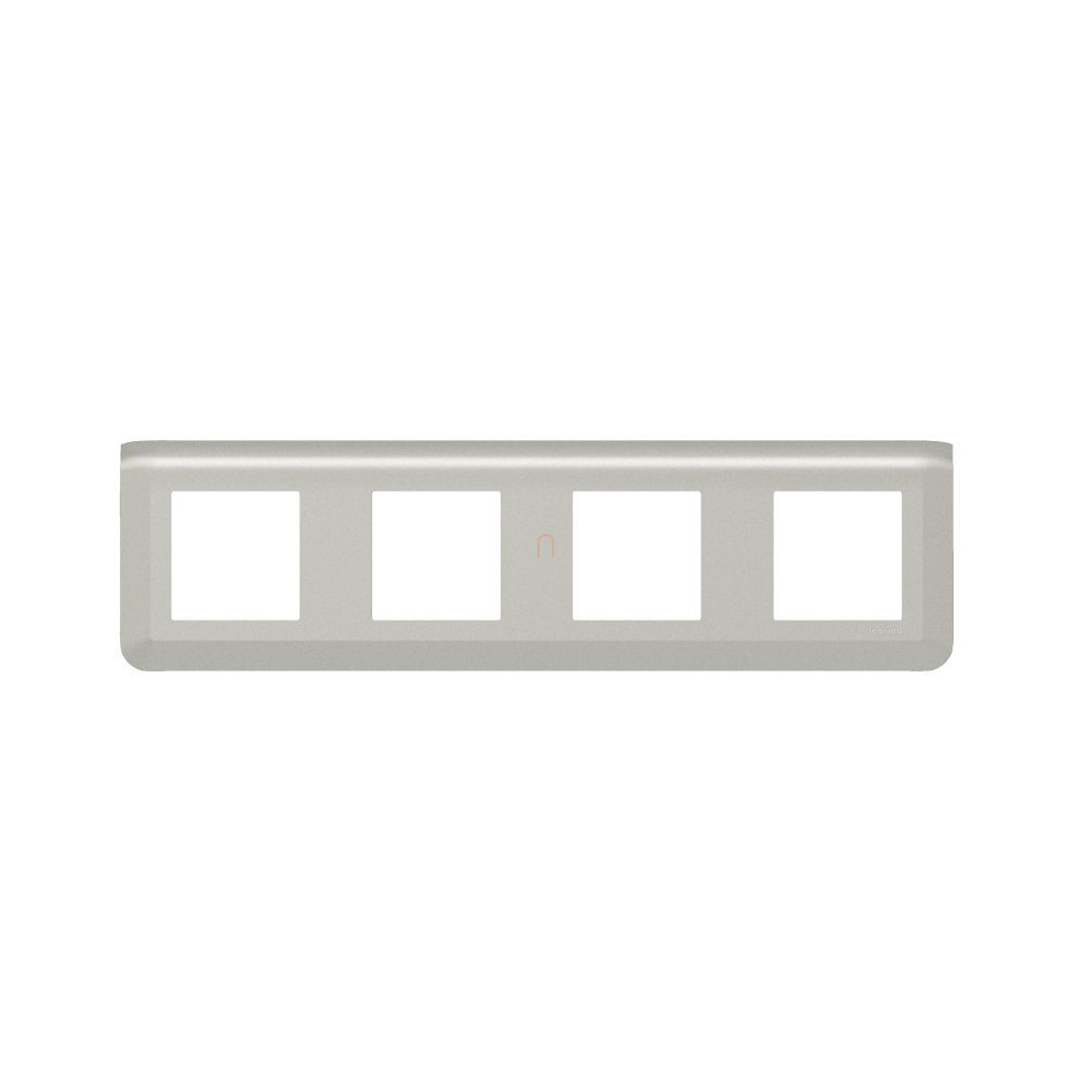 Legrand 079308L Program Mosaic keret 4x2m, alumínium