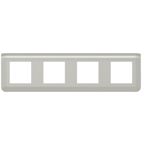 Legrand Program Mosaic keret, 4x2m, alumínium - 079308L