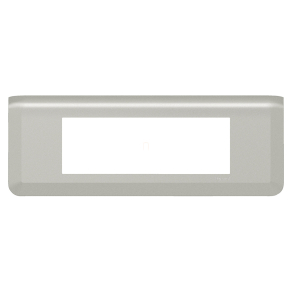   Legrand Program Mosaic keret, 1x6m, vízszintes, alumínium - 079316L