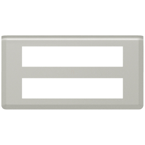  Legrand Program Mosaic 2x10 modulos keret, alumínium - 079328L