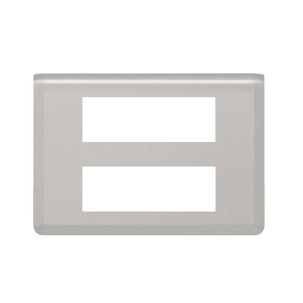 Legrand 079336L Program Mosaic 2x6 modulos keret, vízszintes, alumínium