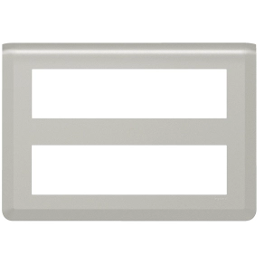   Legrand Program Mosaic 2x8 modulos keret, alumínium - 079337L