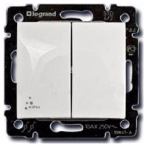   Legrand Valena 106+6 IP44 dupla váltókapcsoló fehér - 770098