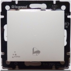 Legrand Valena N101 IP44 csengőjeles nyomó fehér - 770099
