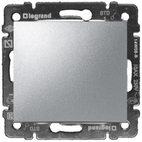 Legrand Valena 101 egypólusú kapcsoló alumínium - 770101