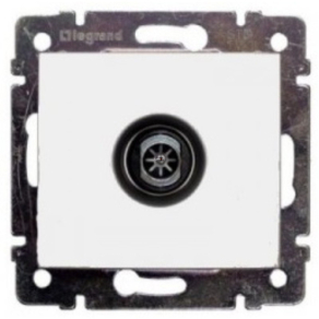   Legrand Valena TV aljzat, végzáró, 1, 5 dB fehér - 774429