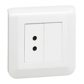   Legrand Program Mosaic nővérhívó aljzat (078362) vezetékes nővérhívó nyomógomb fogadásához - 076663L