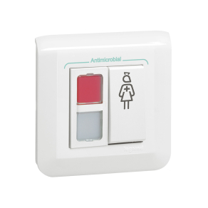   Legrand Program Mosaic nyomógombos nyugtázó egység, antimikrobiális - 078204L