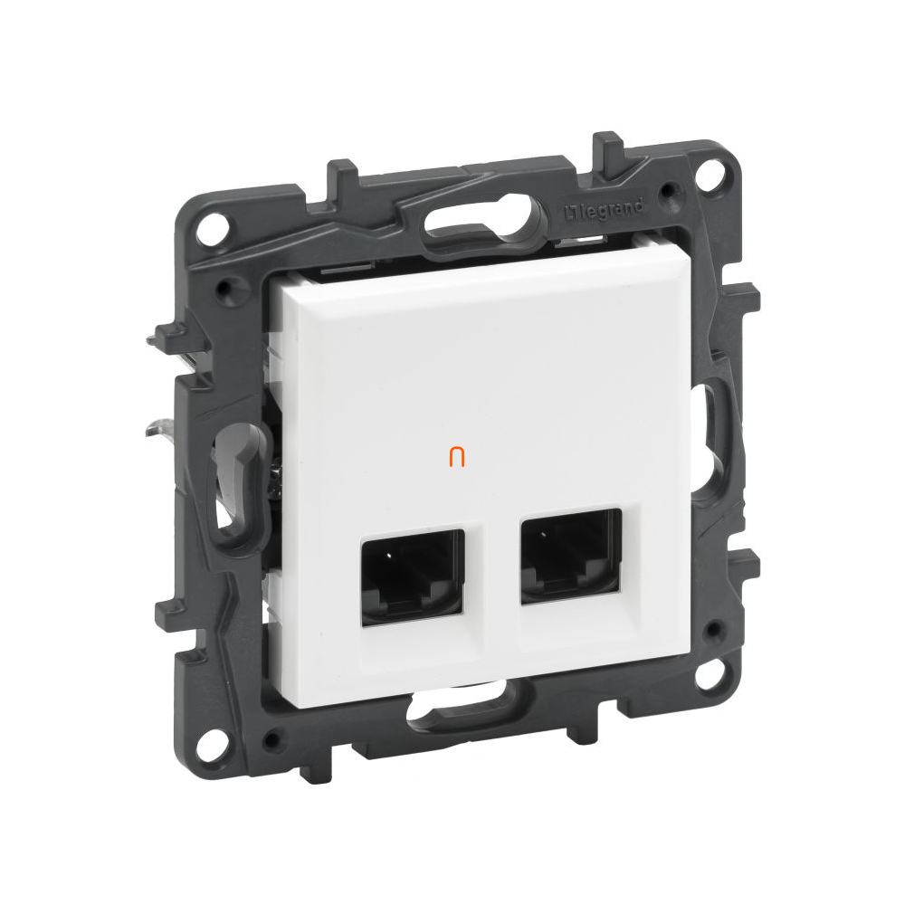 Legrand Niloé Step fehér 2xRJ45 Cat.5E UTP aljzat 863160