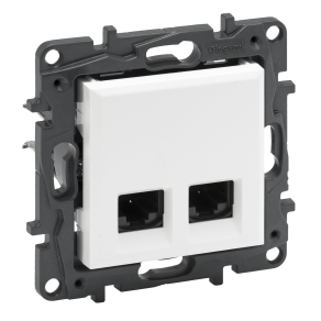 Legrand Niloé Step 2xRJ45 Cat.6 STP aljzat fehér - 863166