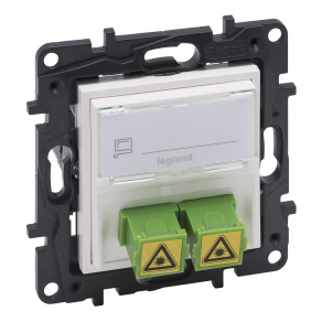 Legrand Niloé Step SC/APC optikai aljzat fehér - 863171