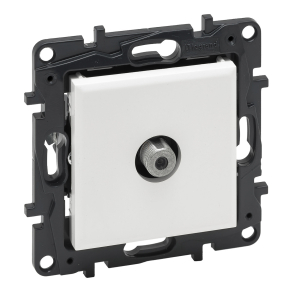   Legrand Niloé Step TV végzáró aljzat "F" típus (1, 5 dB), fehér - 863175