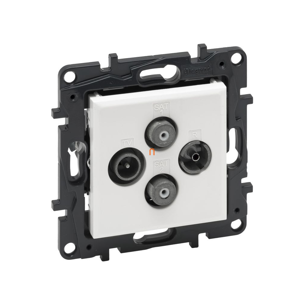Legrand Niloé Step fehér TV-R-SAT-SAT csillagpontos aljzat (1,5 dB) 863182