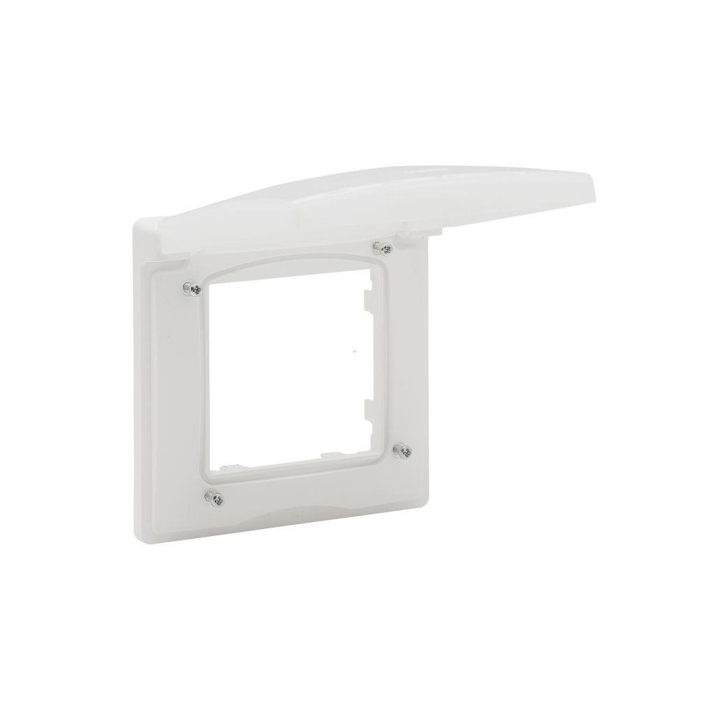 Legrand Niloé Step fehér keret 1-es IP44, csapófedéllel 863196